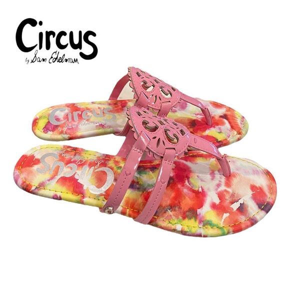 NEW in Box Circus Sam Edelman Clara Flamingo Pink Slide Sandals 6 - Picture 1 of 6